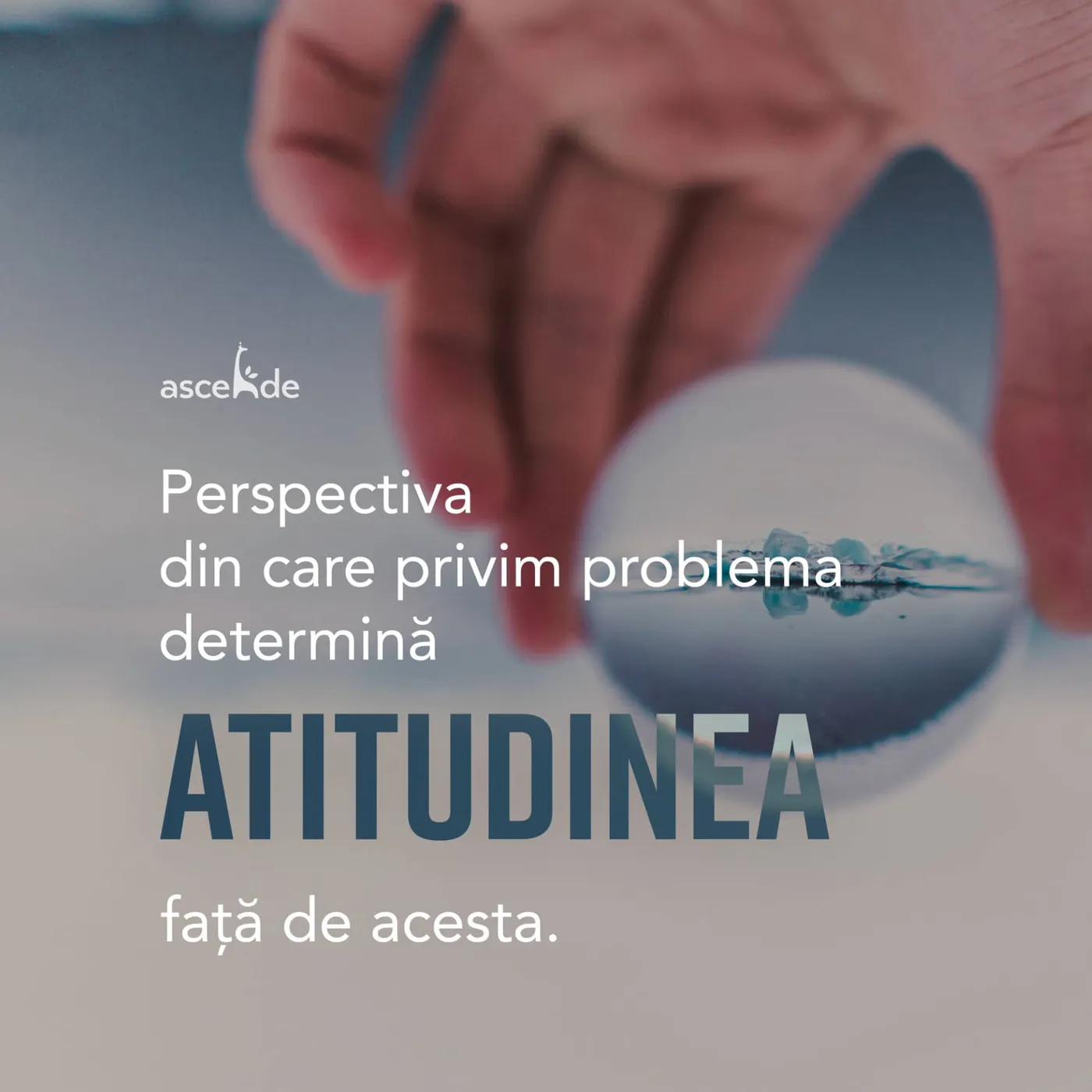 Perspectiva din care privim problema determină atitudinea față de acesta.