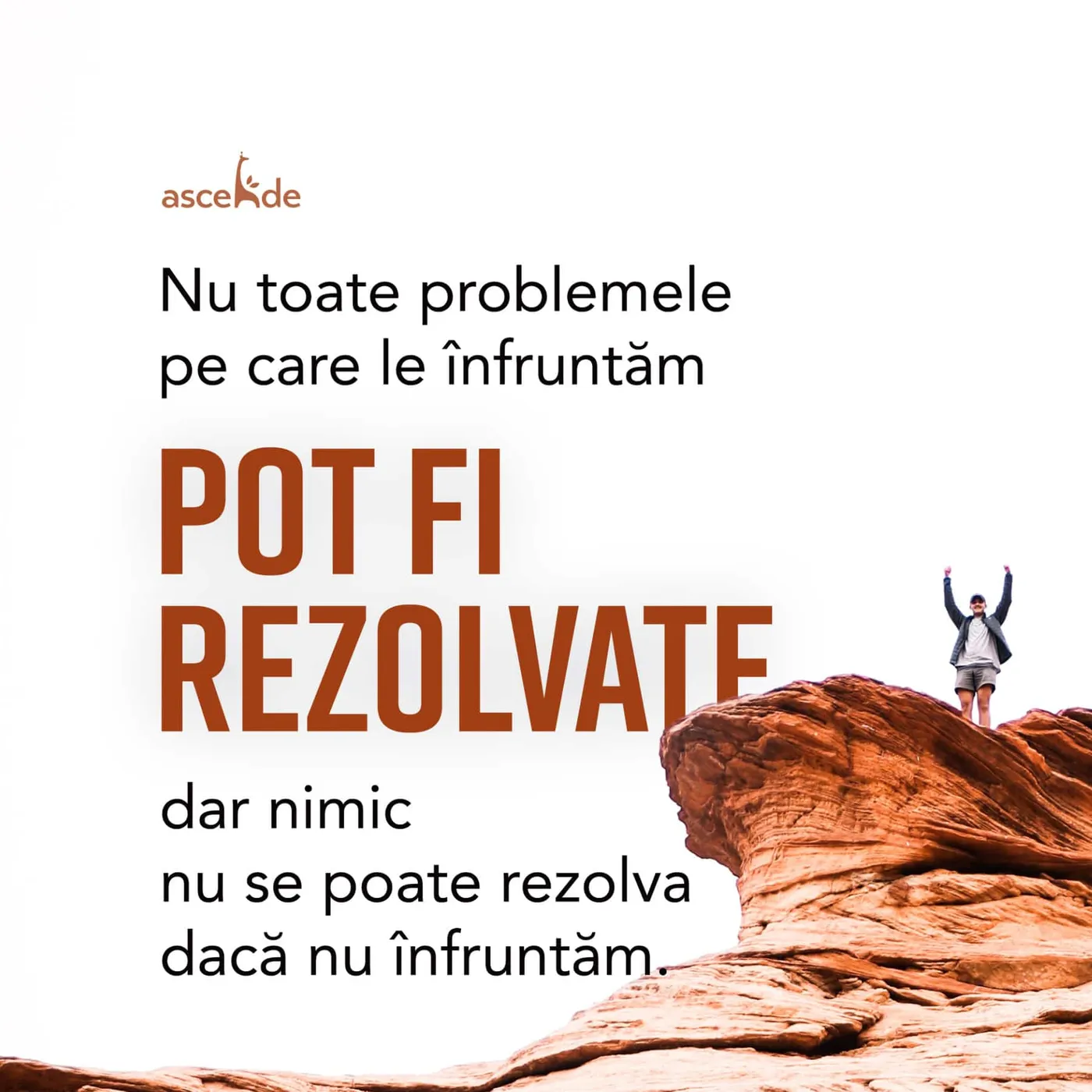 Nu toate problemele pe care le înfruntăm pot fi rezolvate, dar nimic nu se poate rezolva dacă nu înfruntăm.