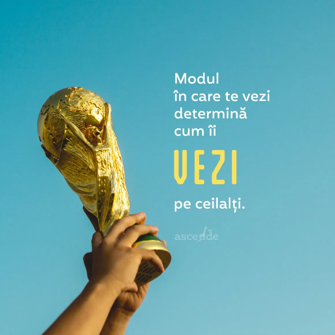 Modul în care te vezi determină cum îi vezi pe ceilalți pentru că oamenii nu sunt cum îi vezi ci îi vezi așa cum ești.