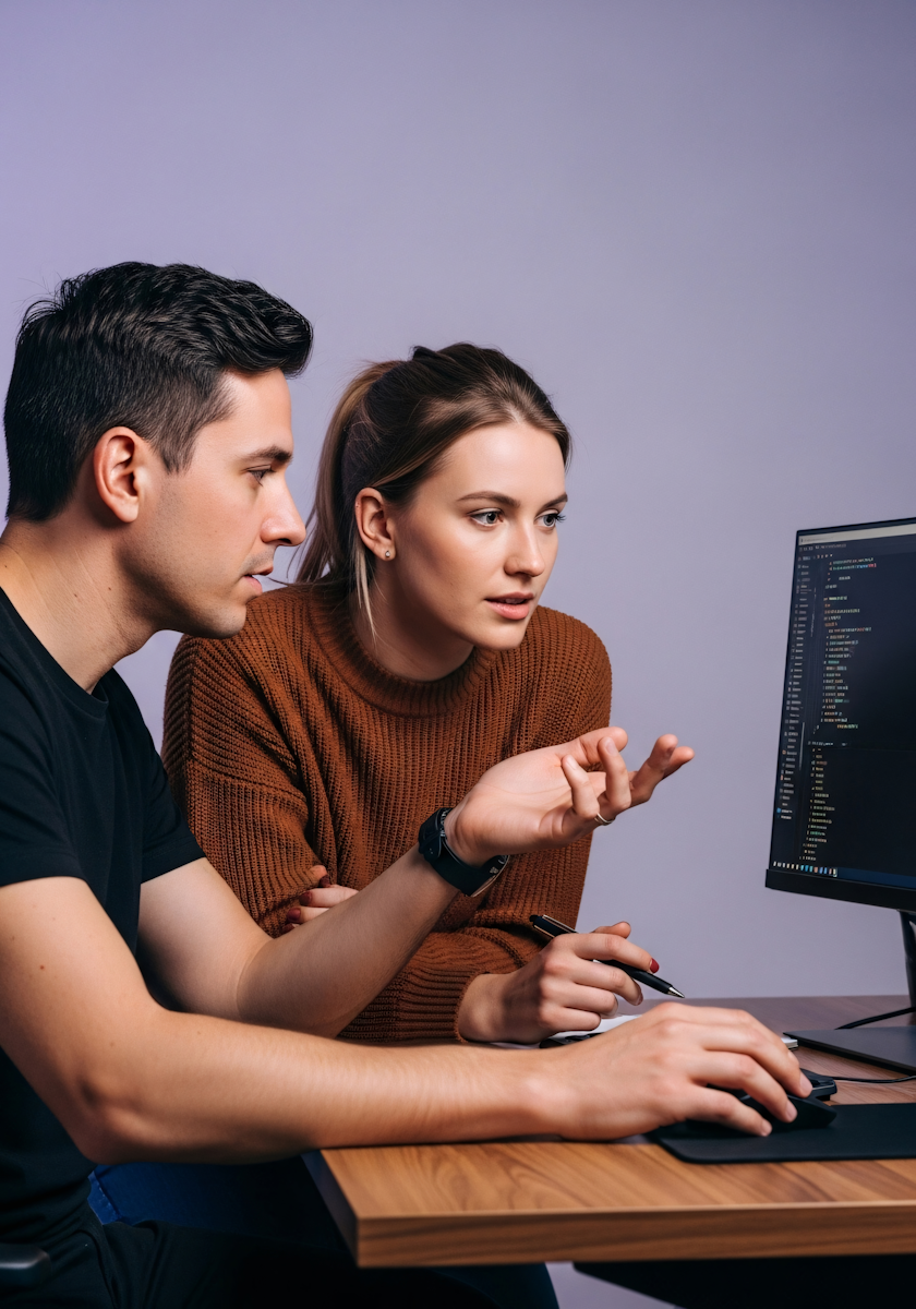 Collaborative coding session for technology education