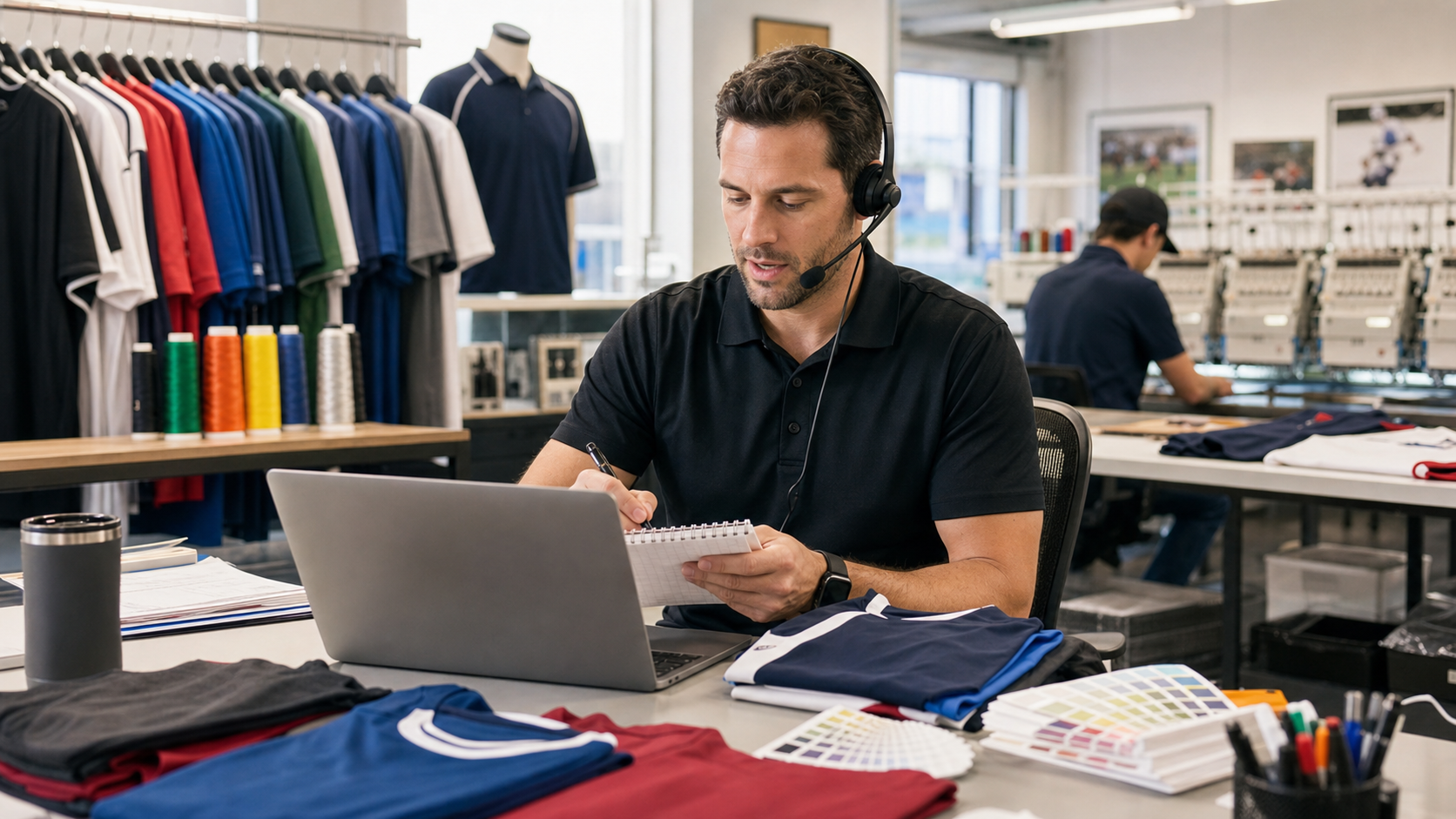 Aries Sportswear sales coaching workflow