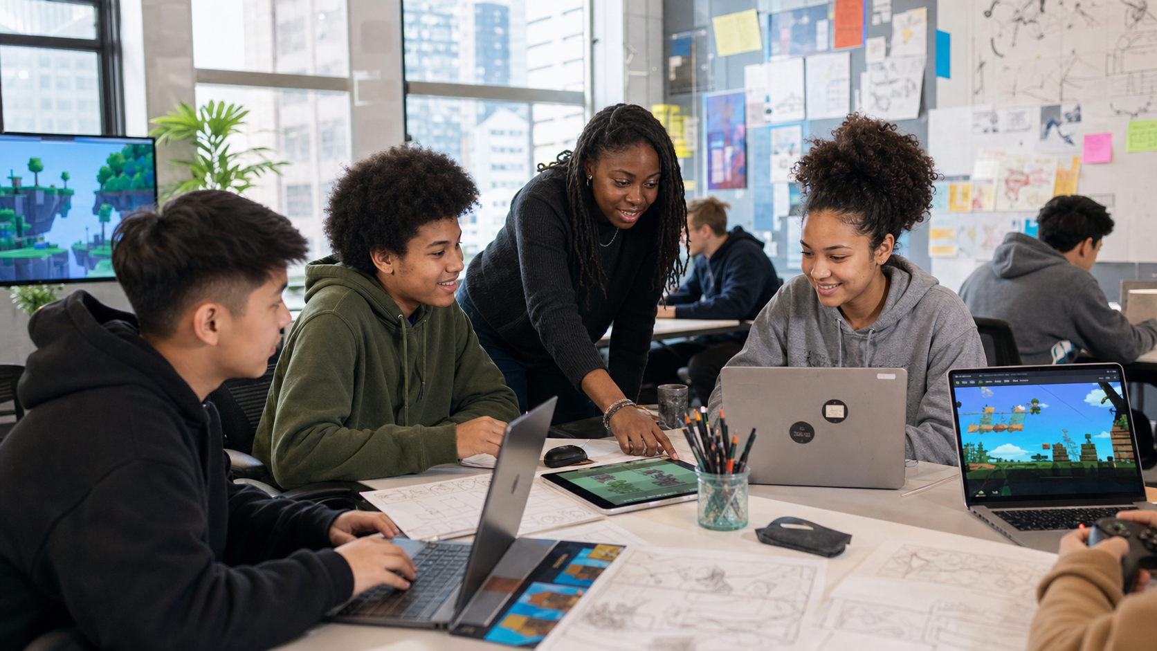 Urban Arts youth technology and game design lab
