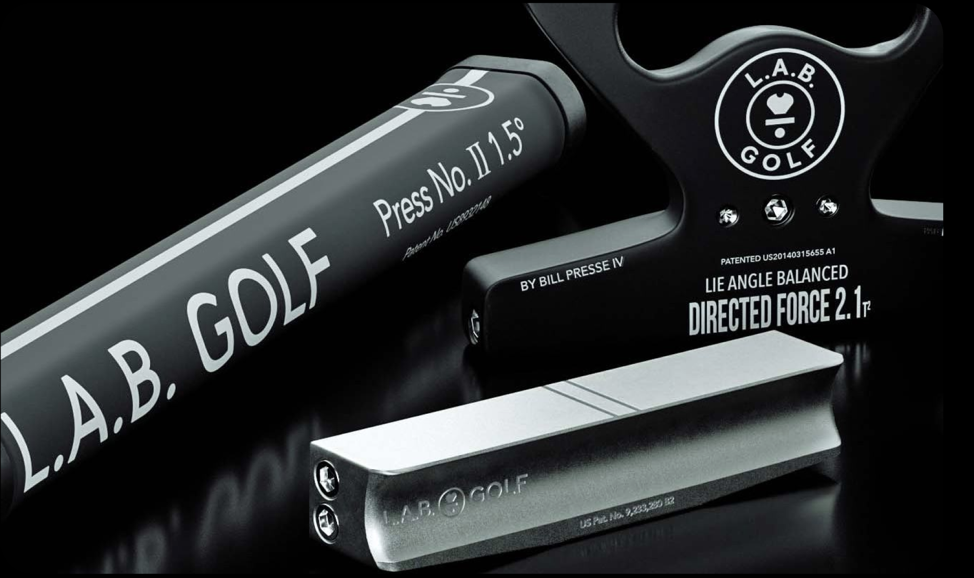 LAB Golf putter close-up