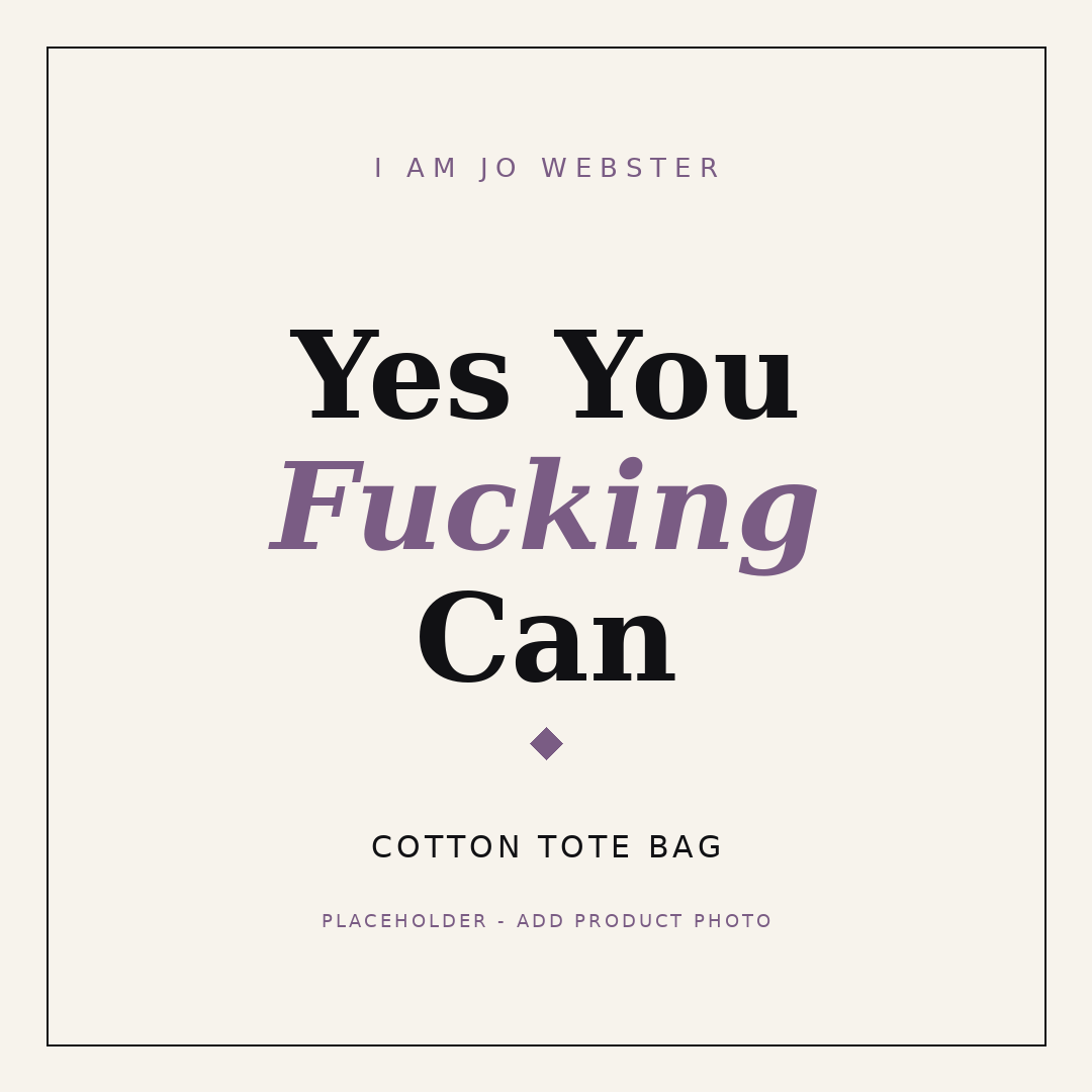 Cotton tote bag