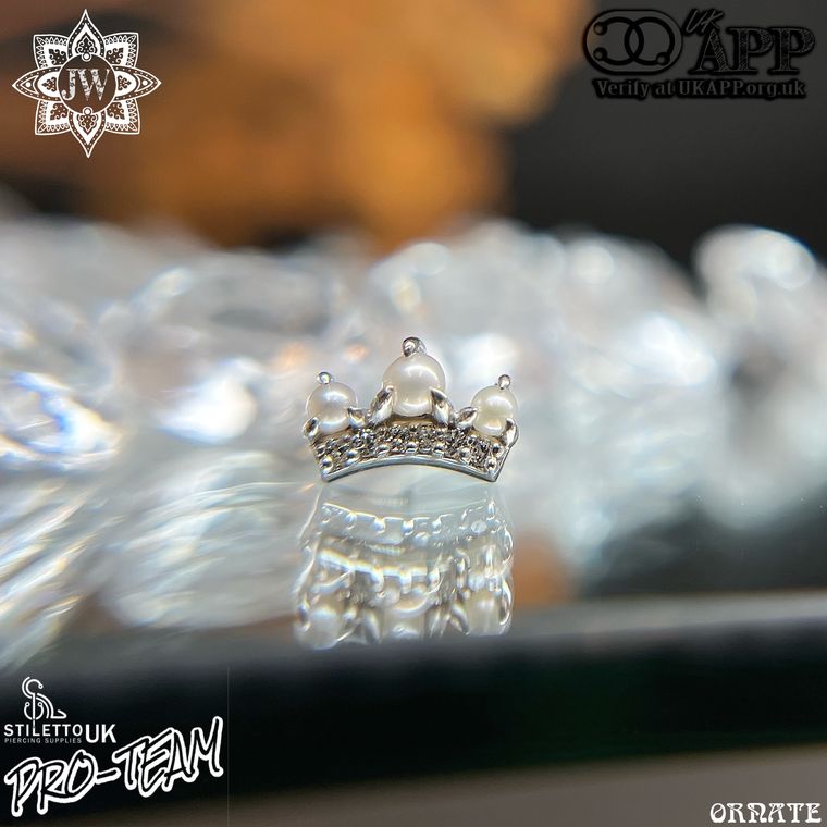 Buddha Jewelry Official - The Vow with Fresh Water Pearl 14k White Gold