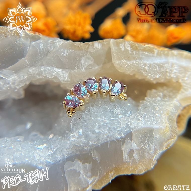 BVLA - Panaraya with Alexandrite 14k Yellow Gold