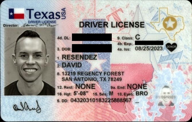 Iowa License Card