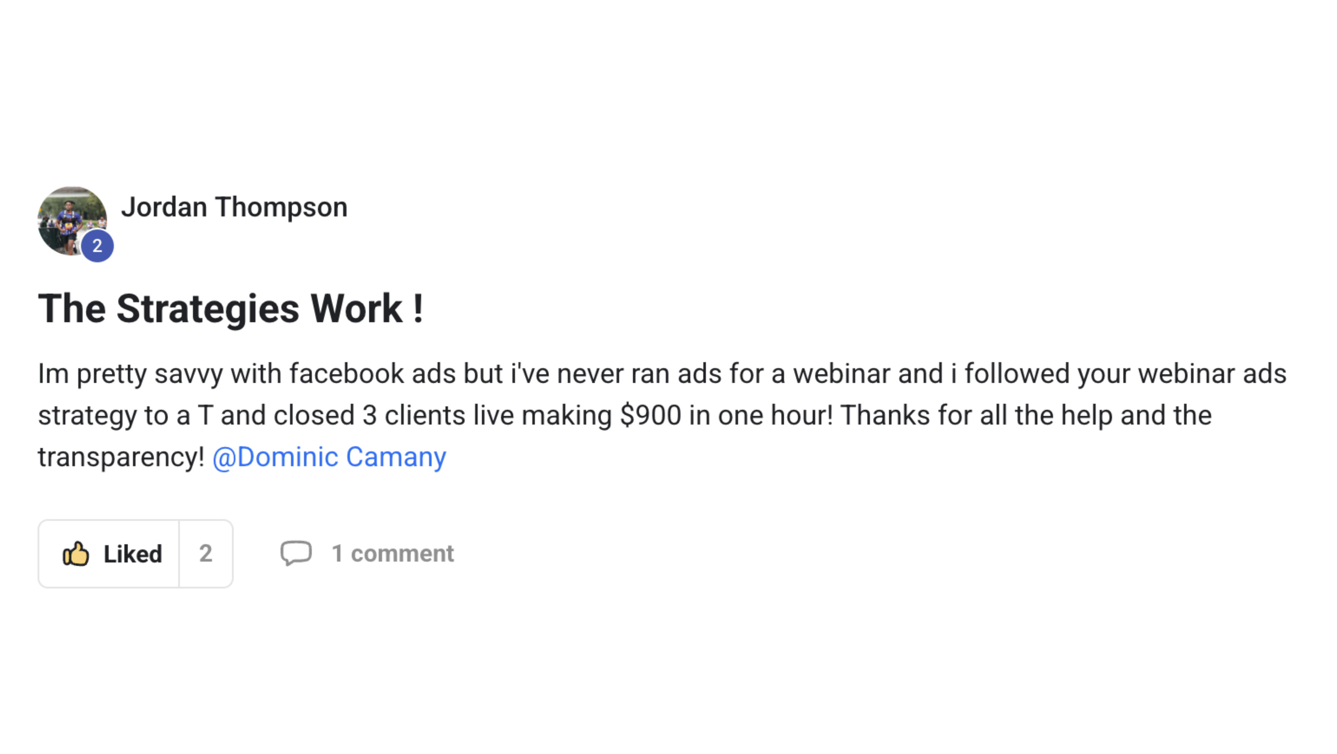 Ad account results 3