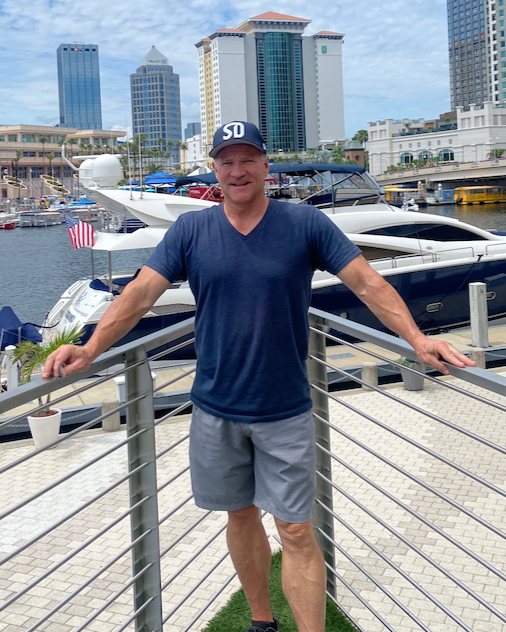 Barry Penner on the waterfront in Tampa
