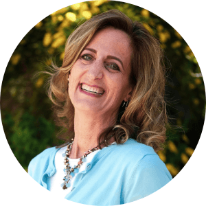 Mature caucasian woman smiling
