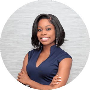 African American woman smiling