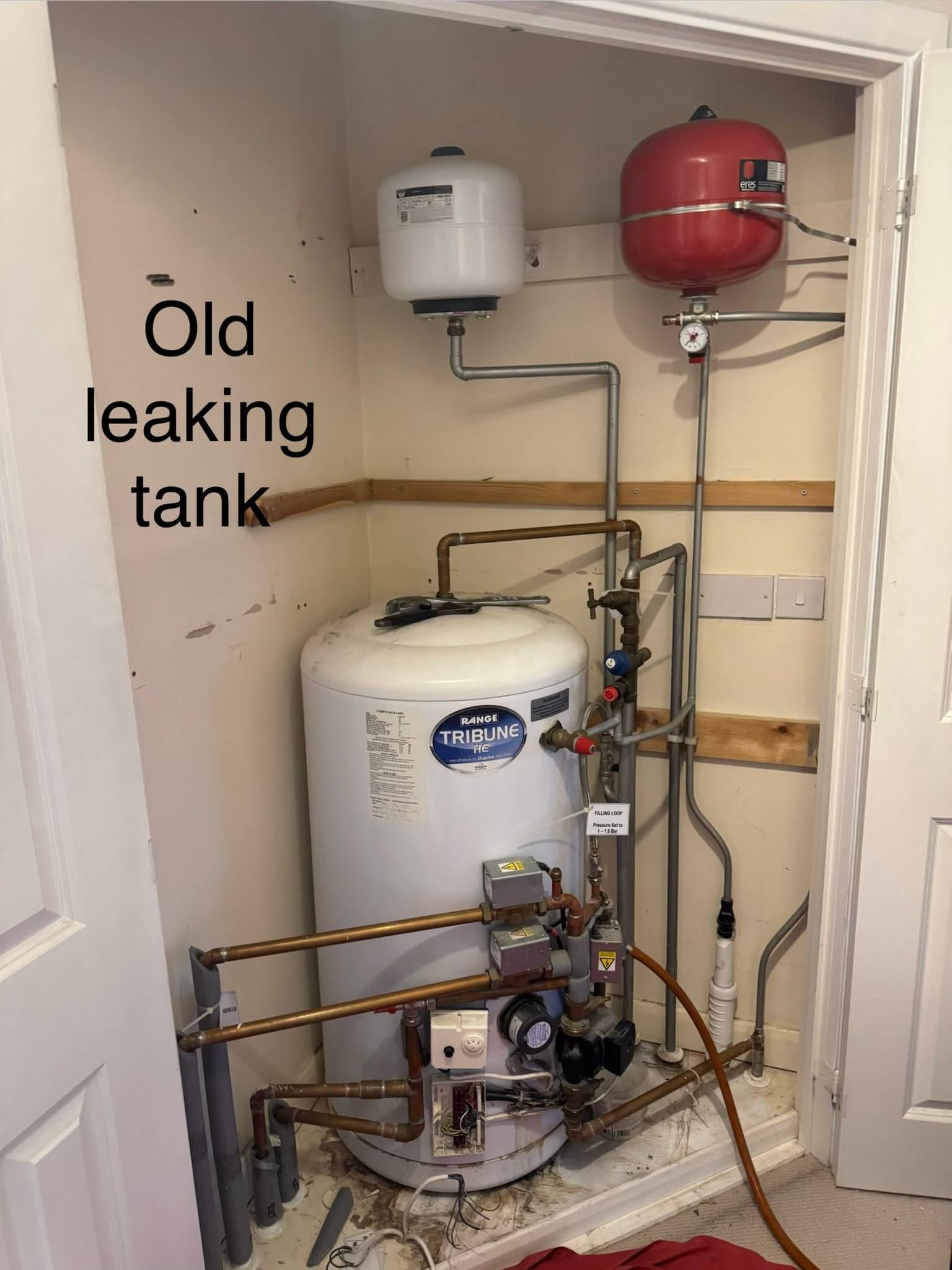 Before: Old Inefficient Boiler
