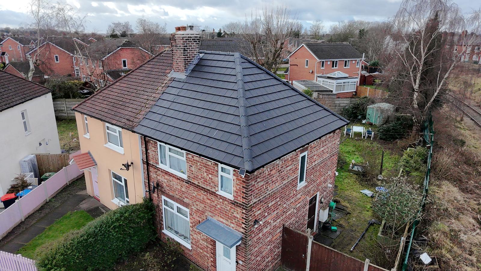 Roofing job completed