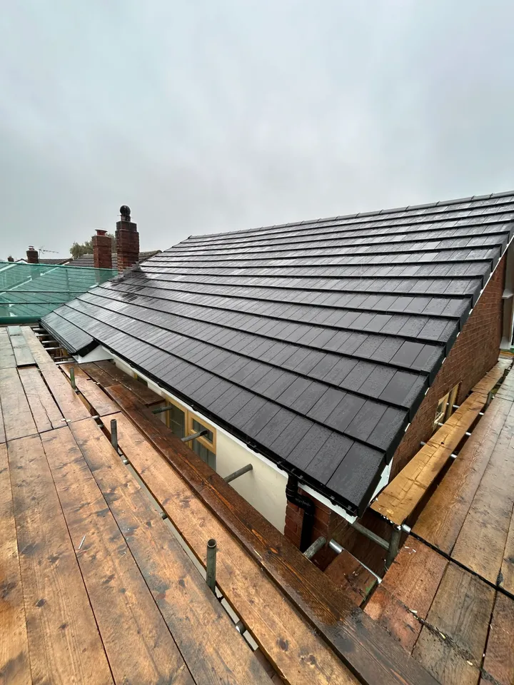 Roofing job completed