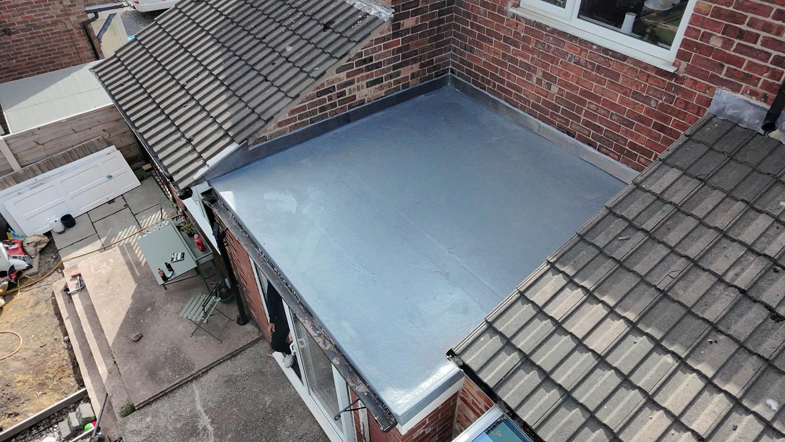 Roofing job completed