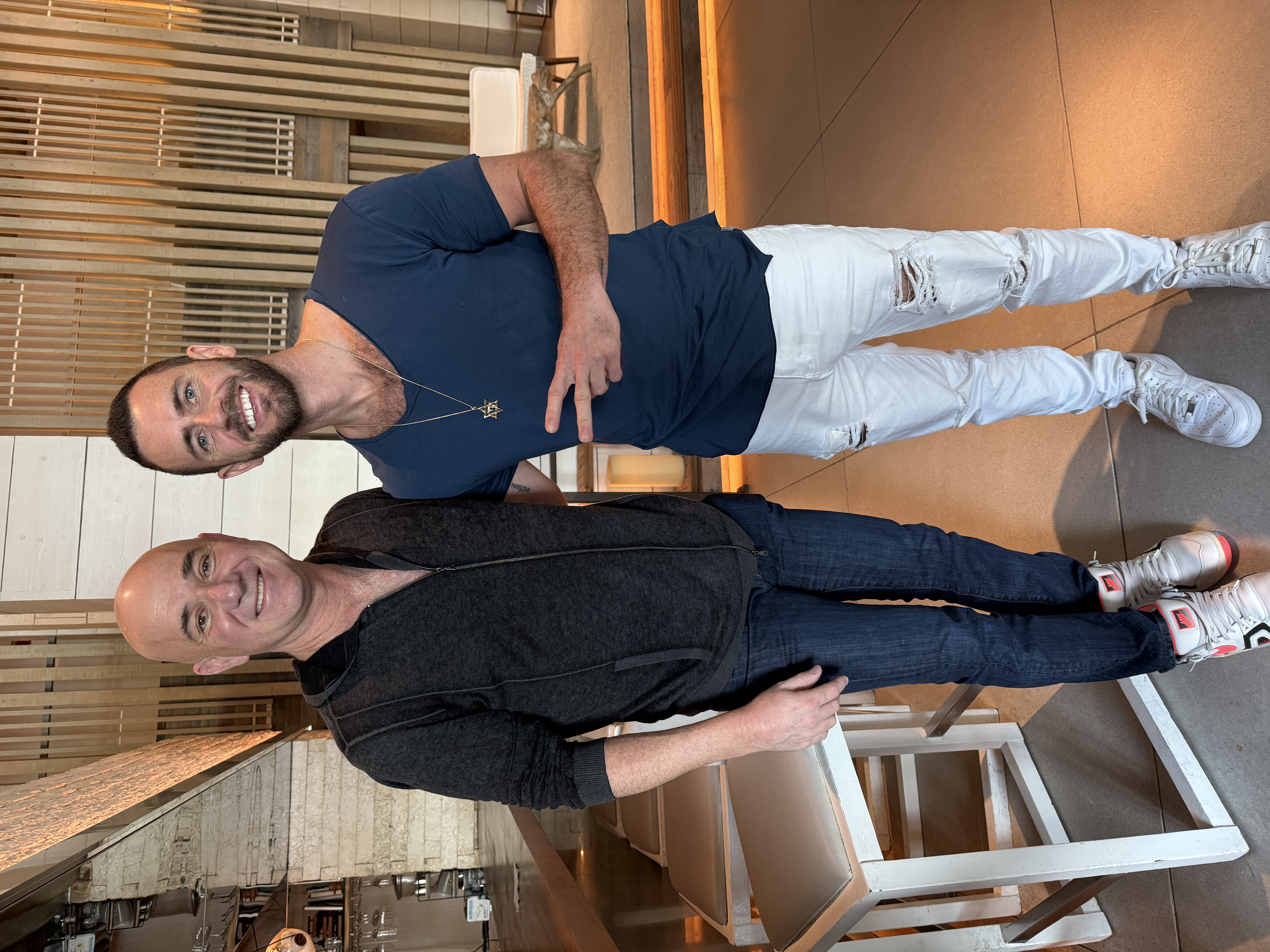 Jeremy with Andre Agassi