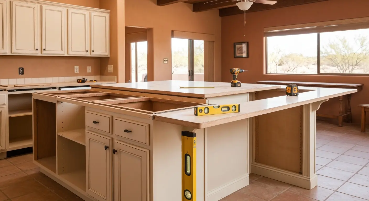Kitchen island installation Tucson