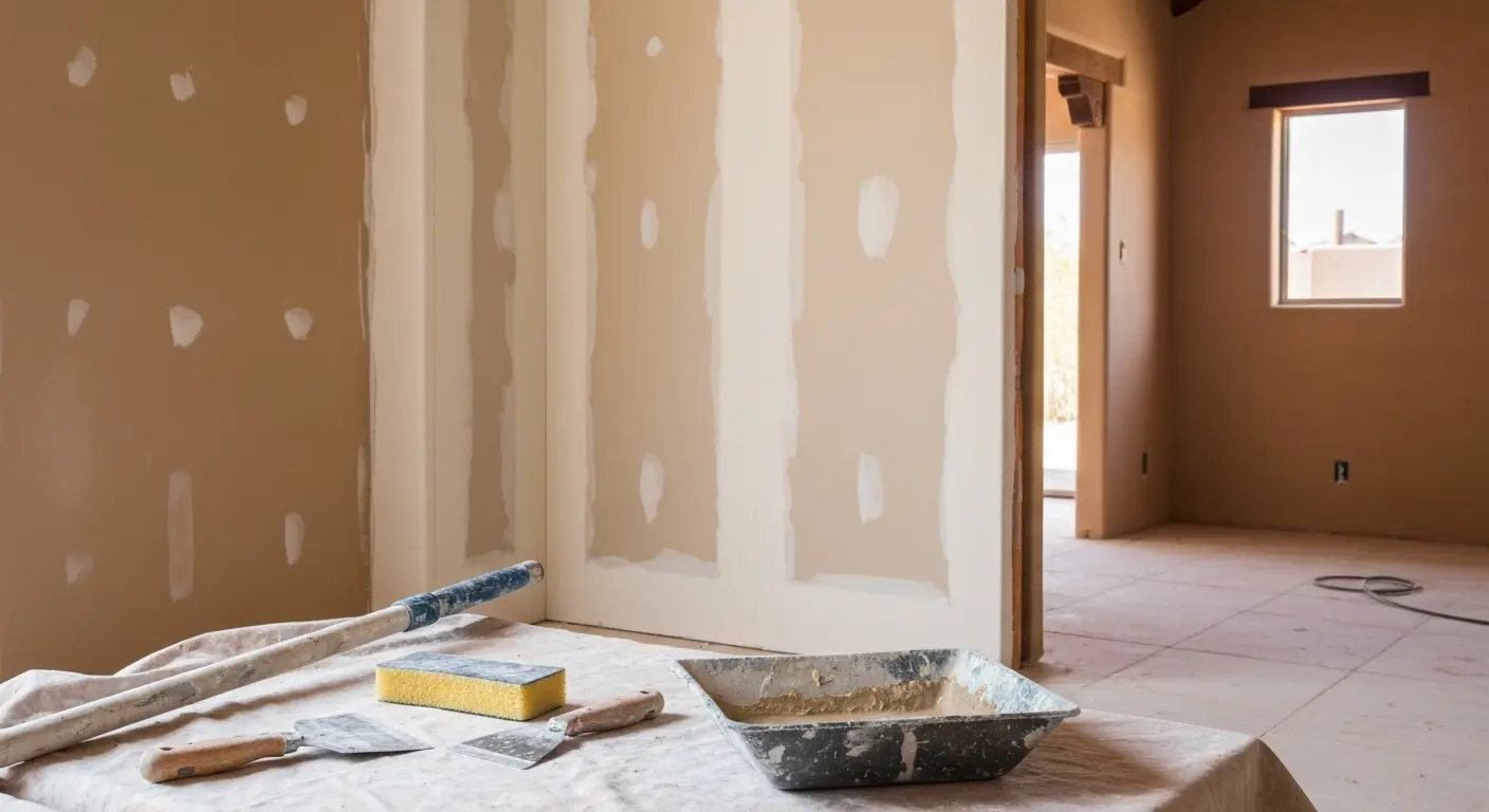 Drywall repair project