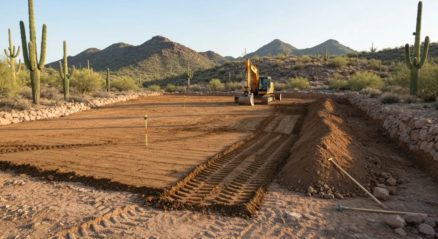 Excavation site preparation Oracle
