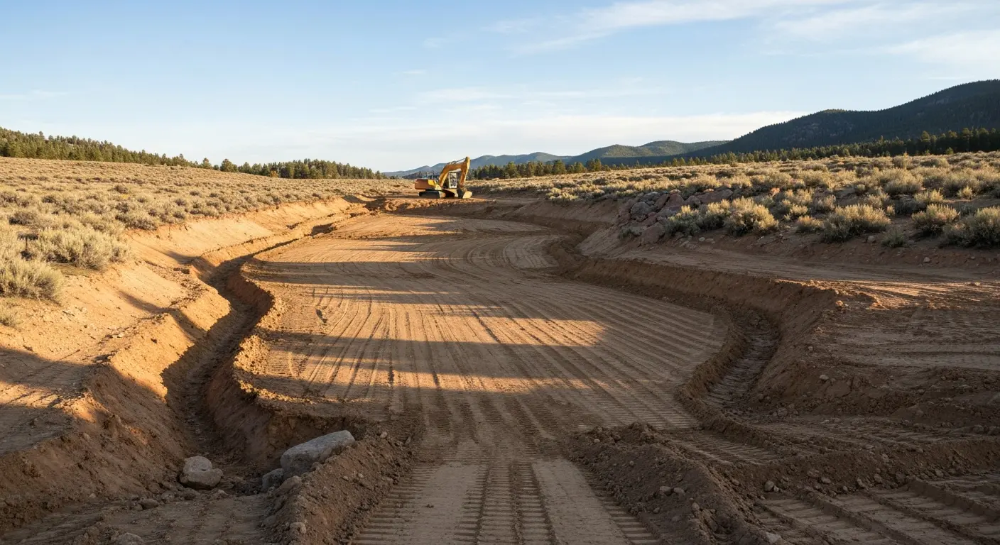 Land excavation and clearing