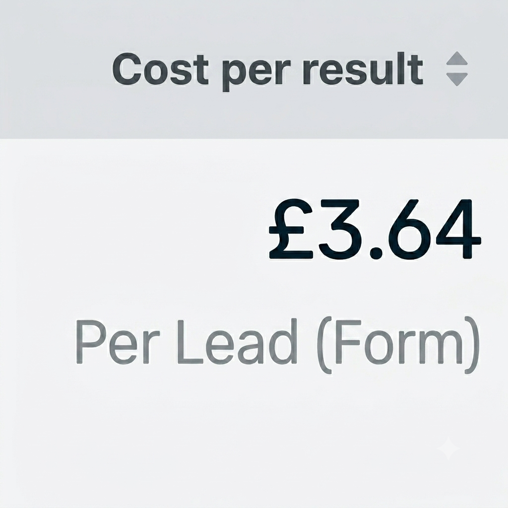 Client Campaign £3.64 Cost per Lead