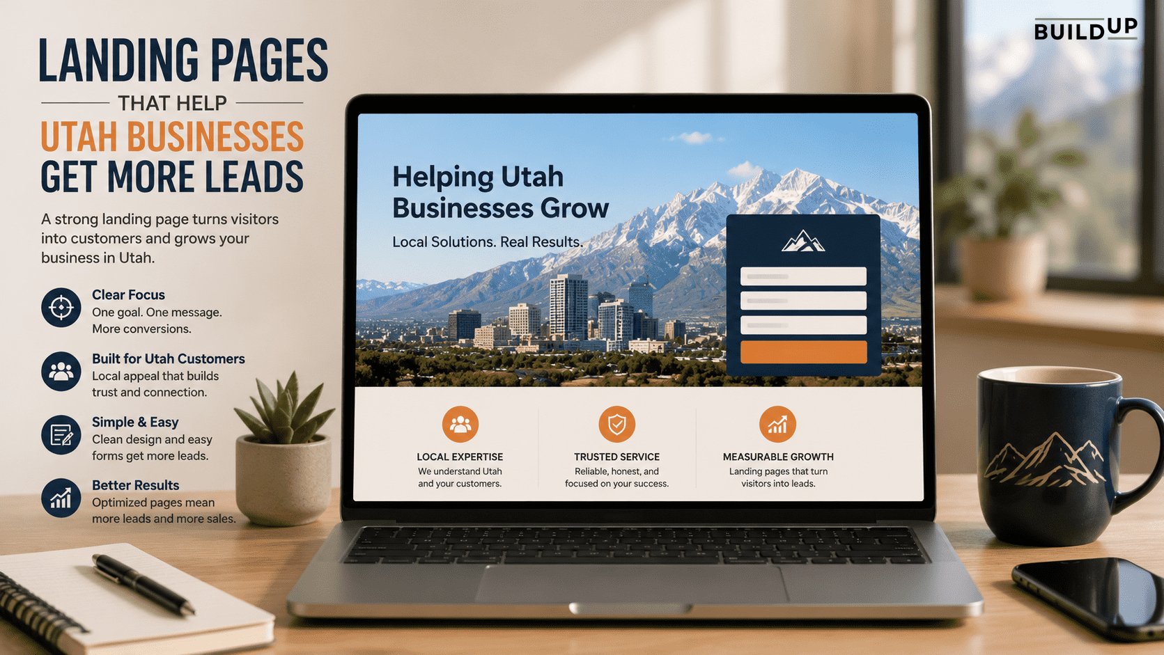 High-converting landing page design for Utah businesses. High-converting landing page design for Utah businesses.