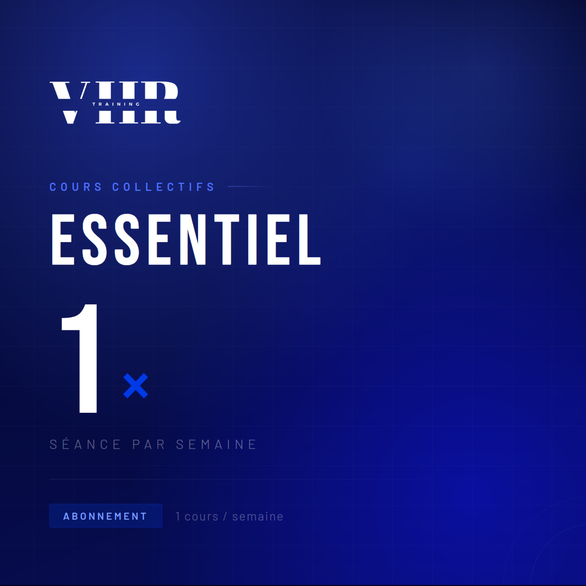 Essentiel – 1x/semaine | Sans Engagement