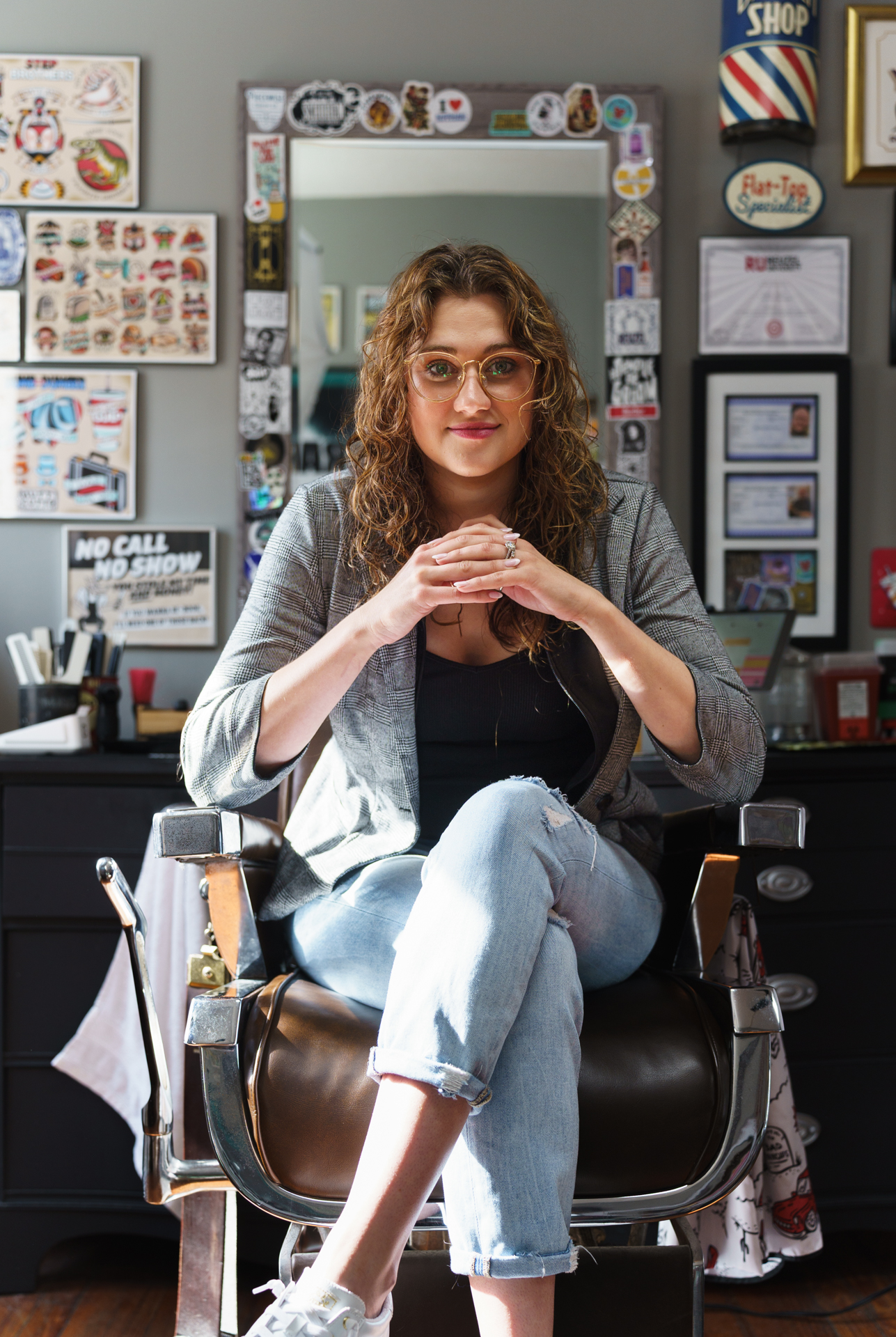 Devine St. Barbers portrait