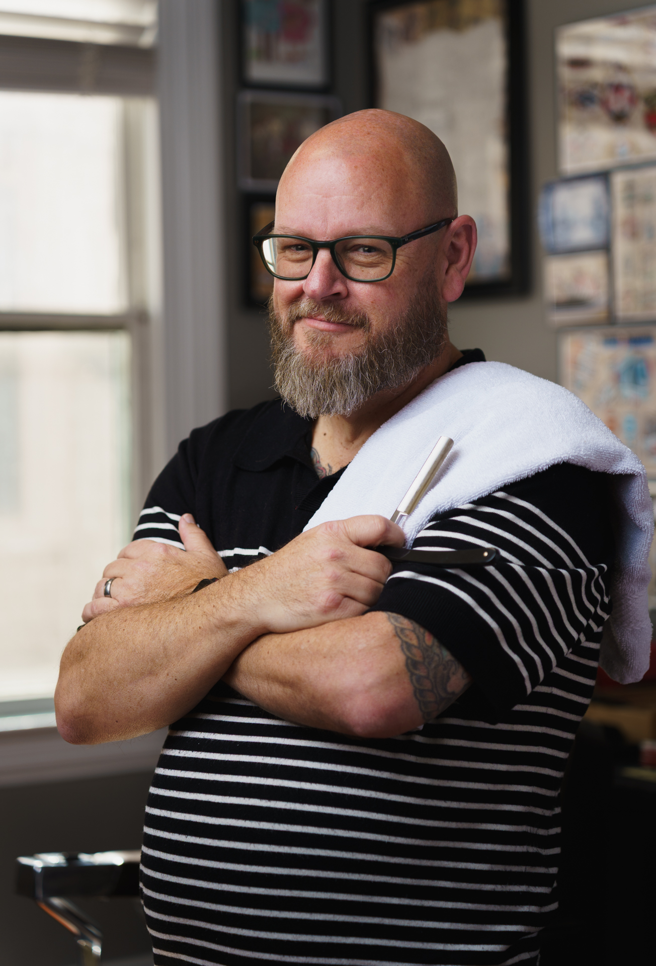 Devine St. Barbers portrait