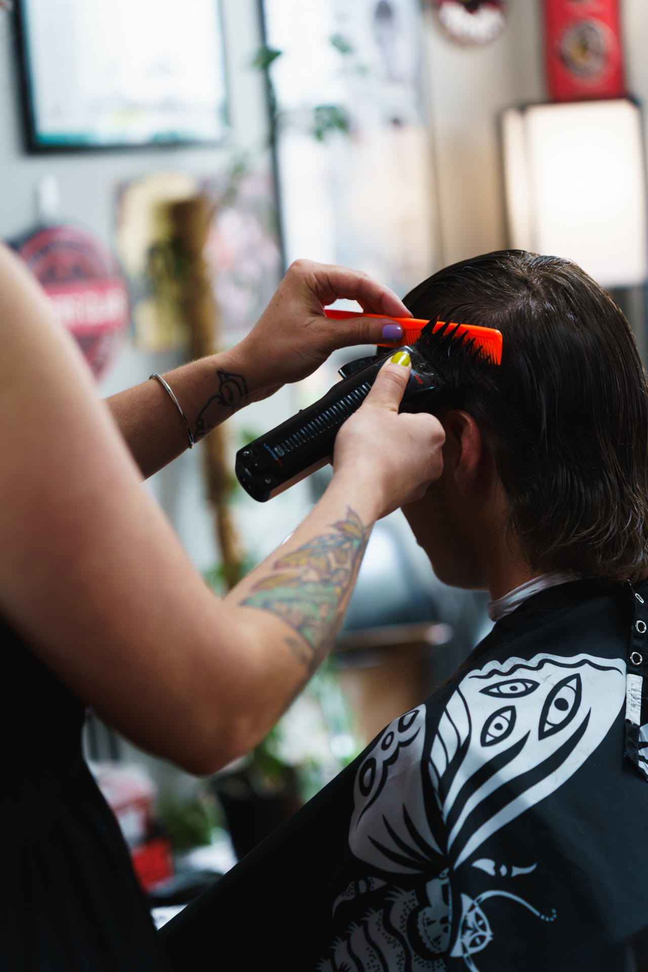 Devine St. Barbers portrait