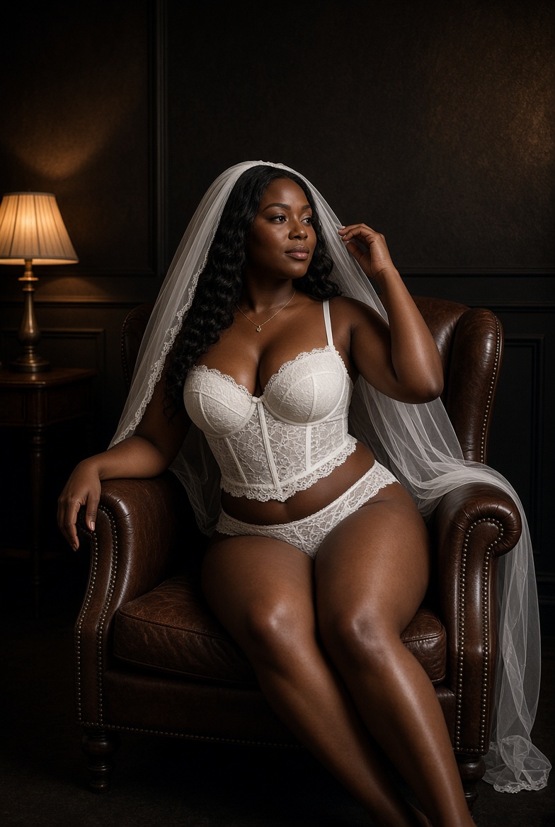 Bridal boudoir portrait with veil and lace at Fairytale After Dark, Houston Galleria