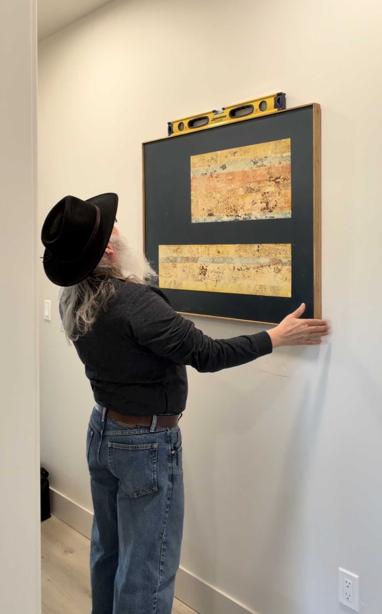 purchased artwork by stephen rybacki from create gallery and frames in garden city idaho in the buyers home