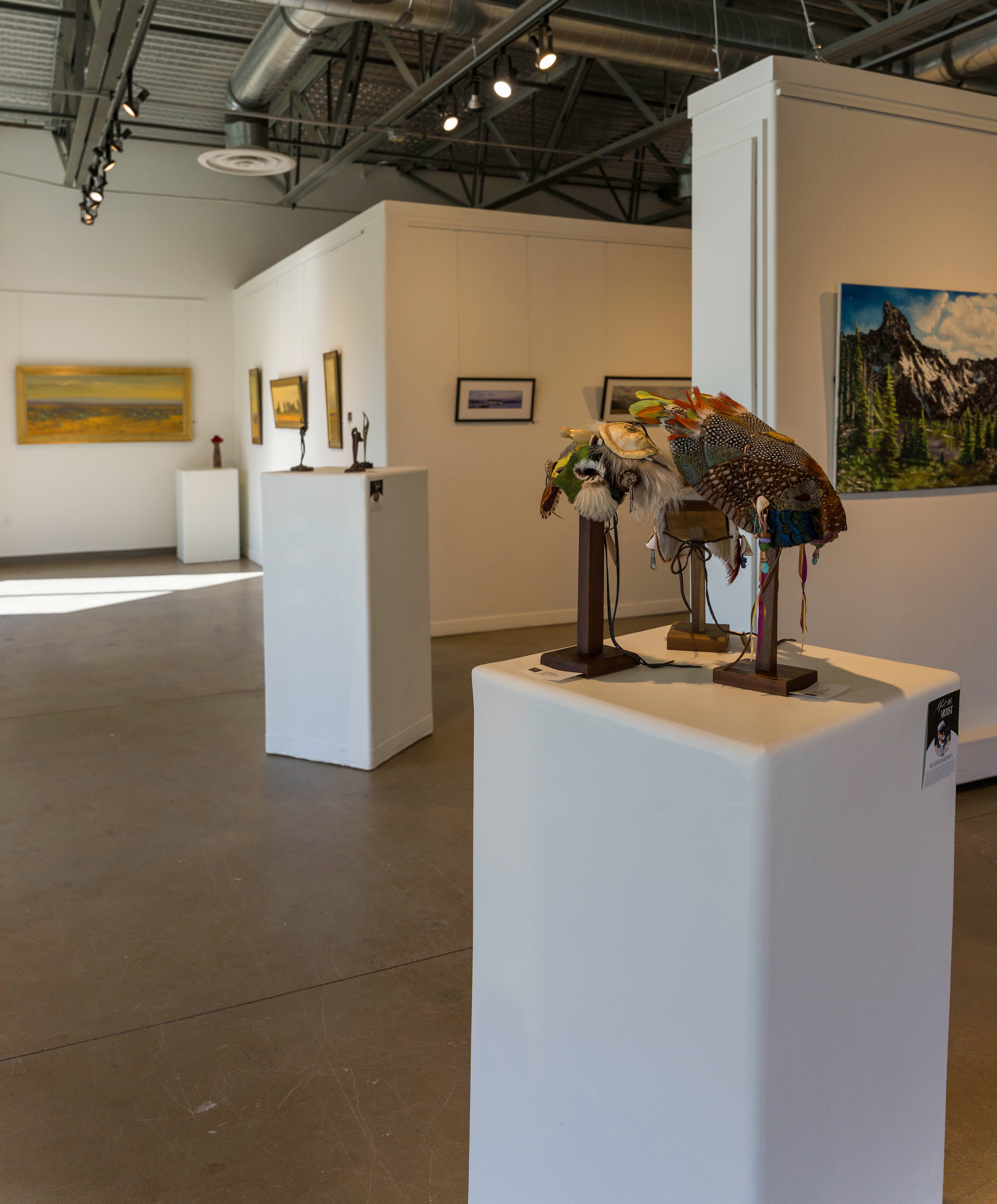 interior of Create Gallery and Frames art gallery in Garden City Idaho near Boise