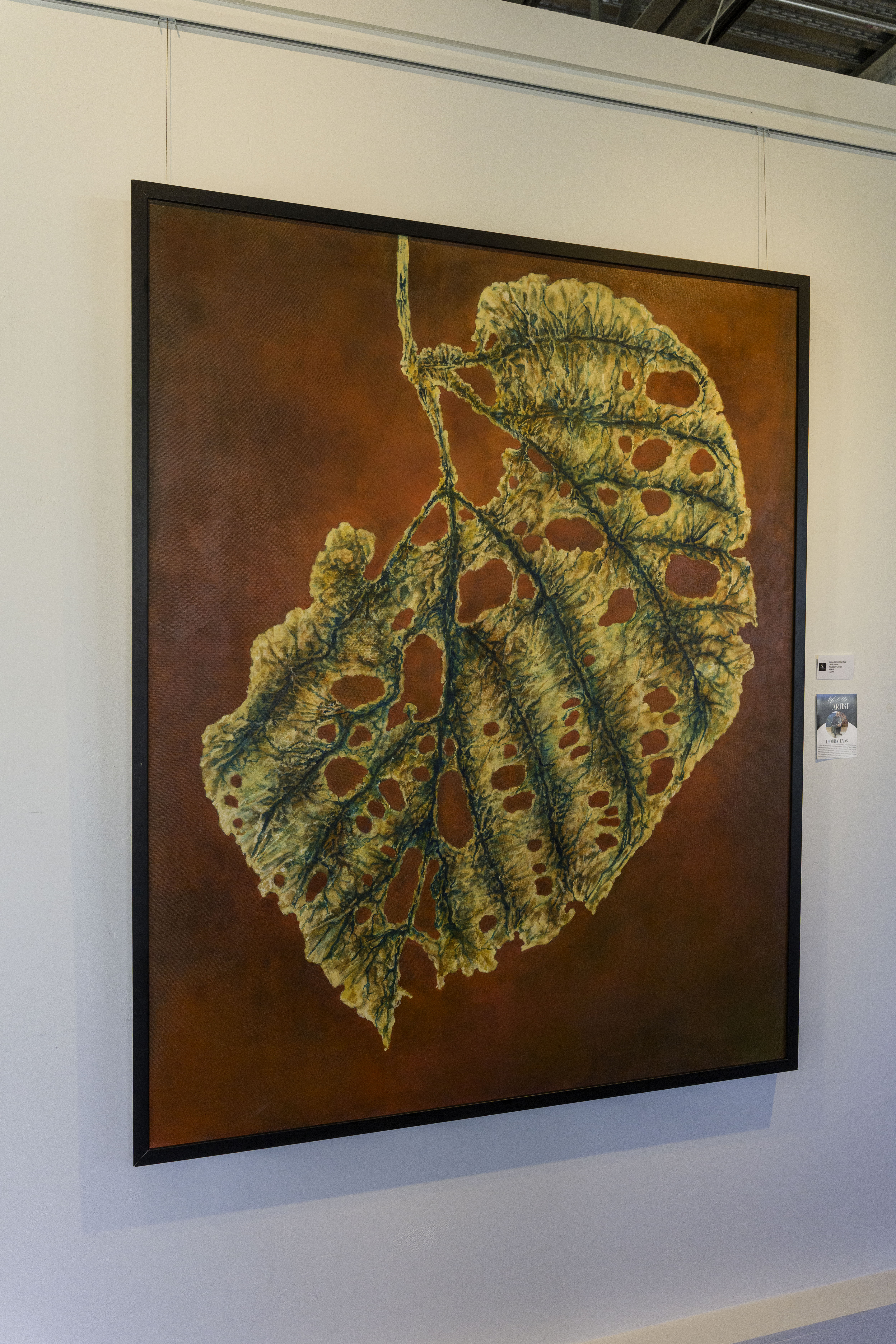 large statement artwork displayed in modern interior at Create Gallery and Frames near Boise Idaho