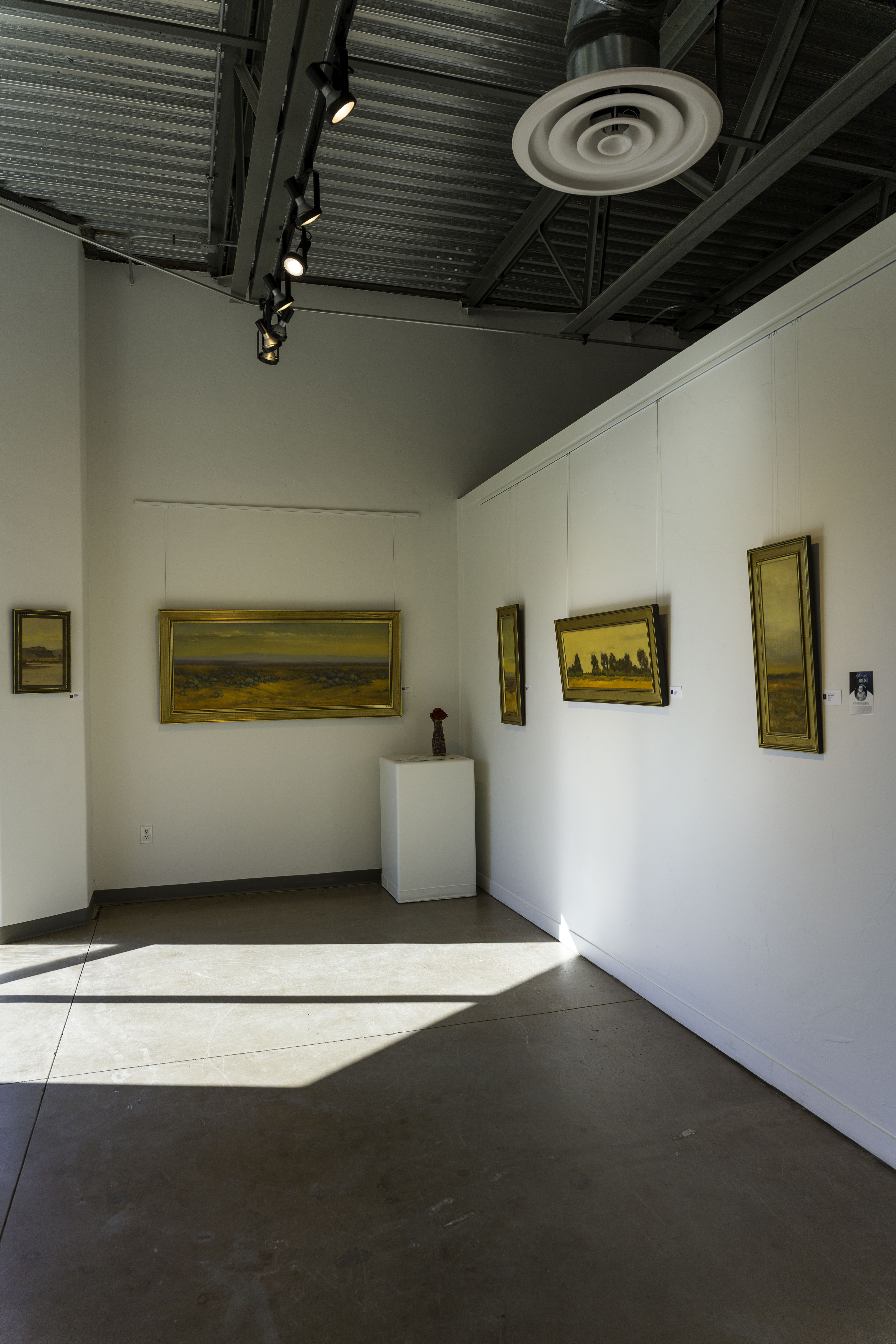 interior of Create Gallery and Frames art gallery in Garden City Idaho near Boise