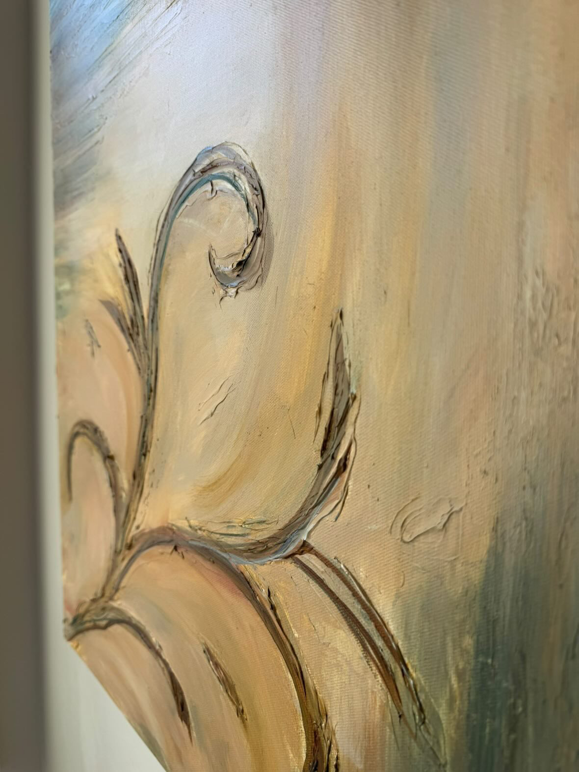 Textured artwork designed to be explored through touch.