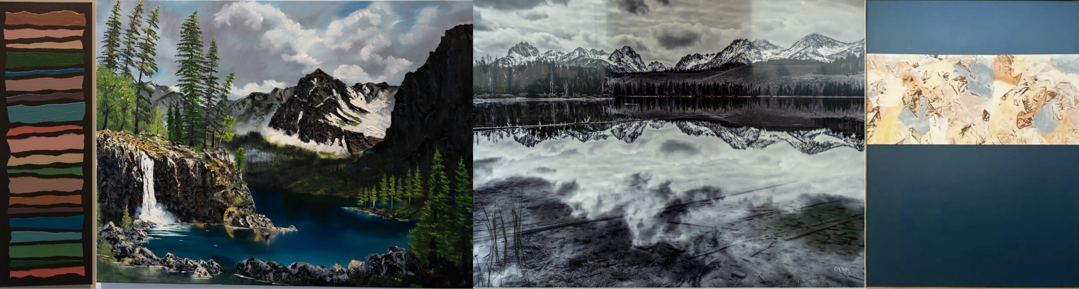 Original landscape, abstract, and mixed-media artwork in different artistic styles Original landscape, abstract, and mixed-media artwork in different artistic styles