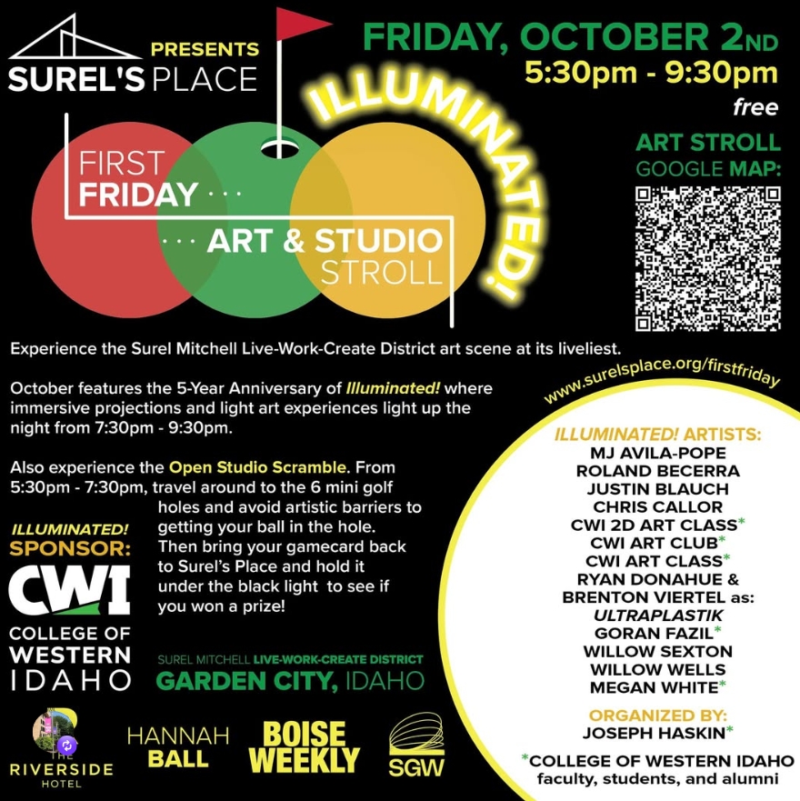 Garden City First Friday Art and Studio Stroll on October 2, 2026