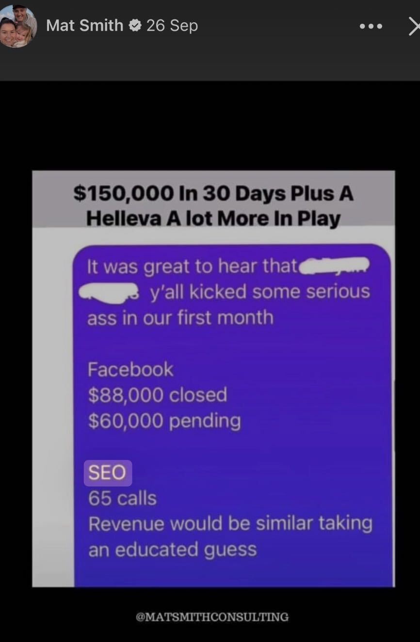 Real client testimonial 2