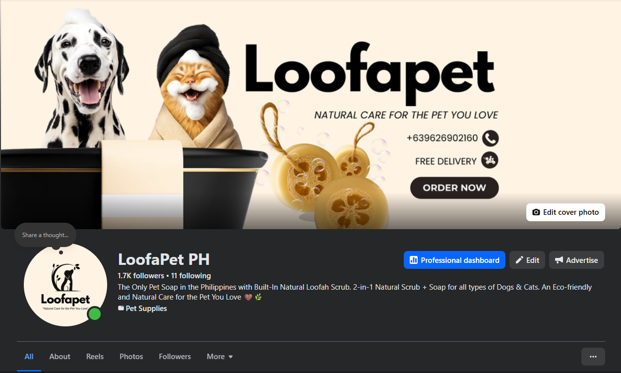 LoofaPet PH — E-commerce Pet Brand (1.7K Followers)