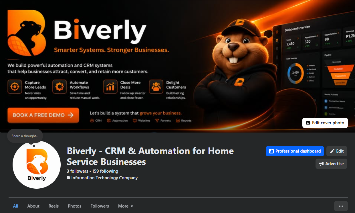 Biverly — Facebook Page Optimization & SMM