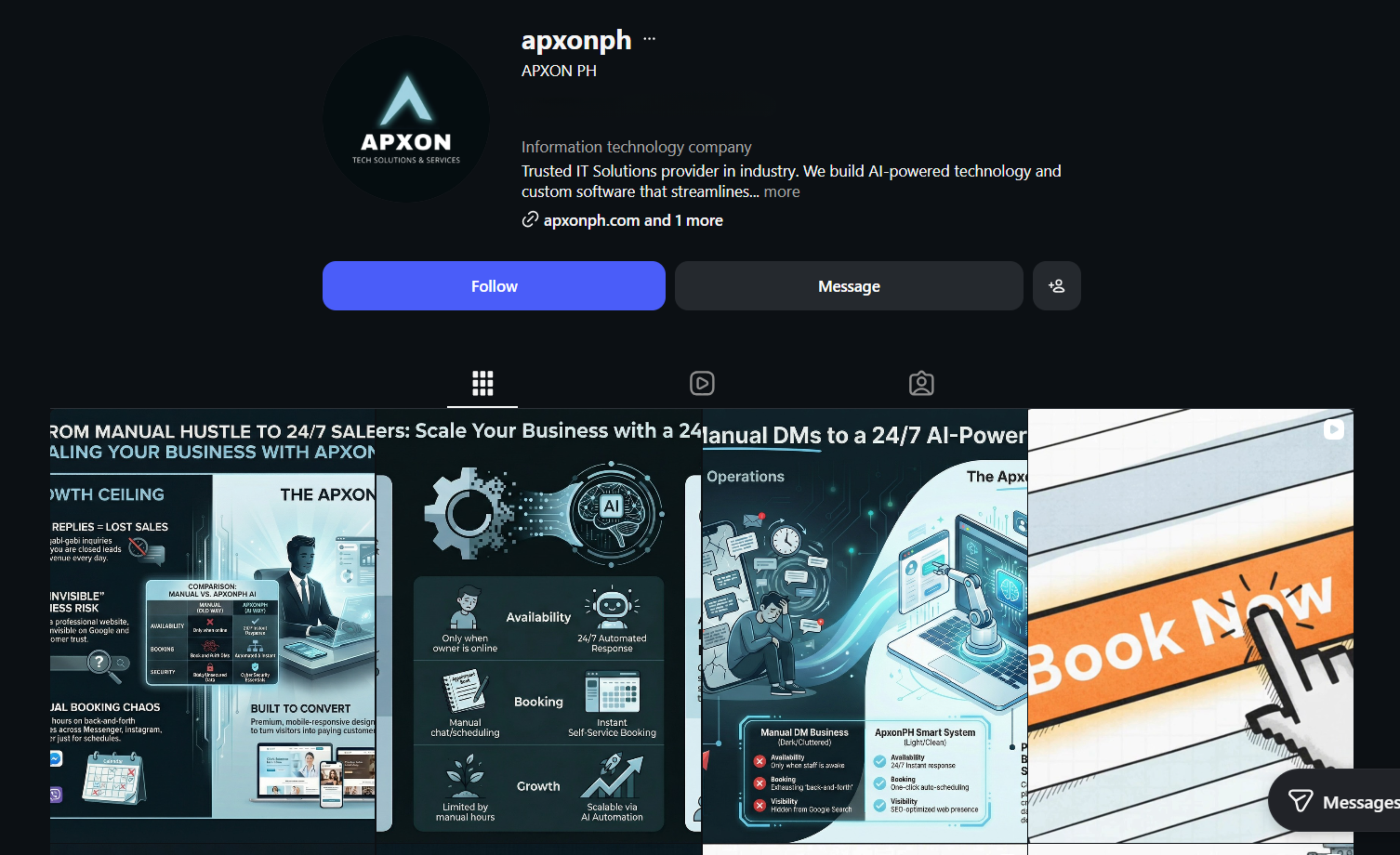 APXON PH — Instagram Page Optimization & SMM