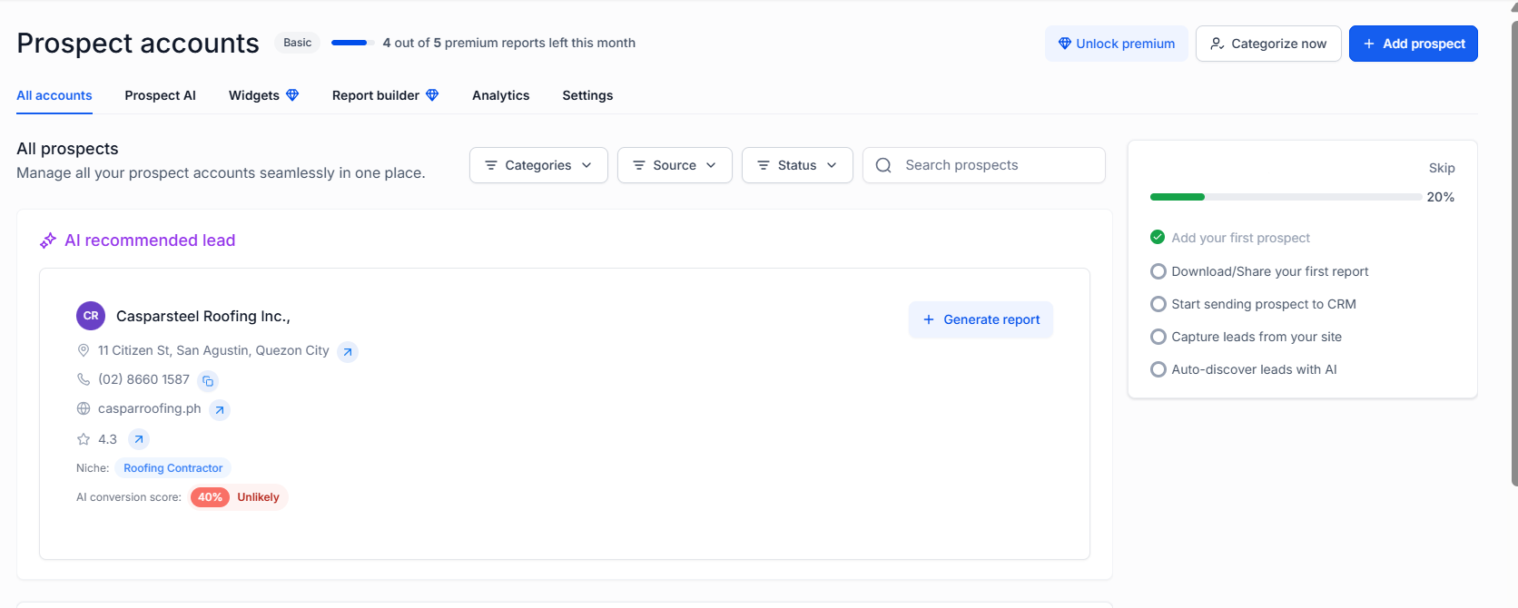 Prospecting & Lead Generation — Google Crawler + Prospect AI (GoHighLevel)