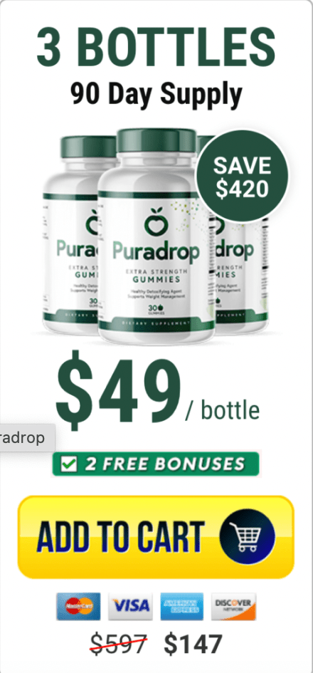 Puradrop Buy 3 Bottle