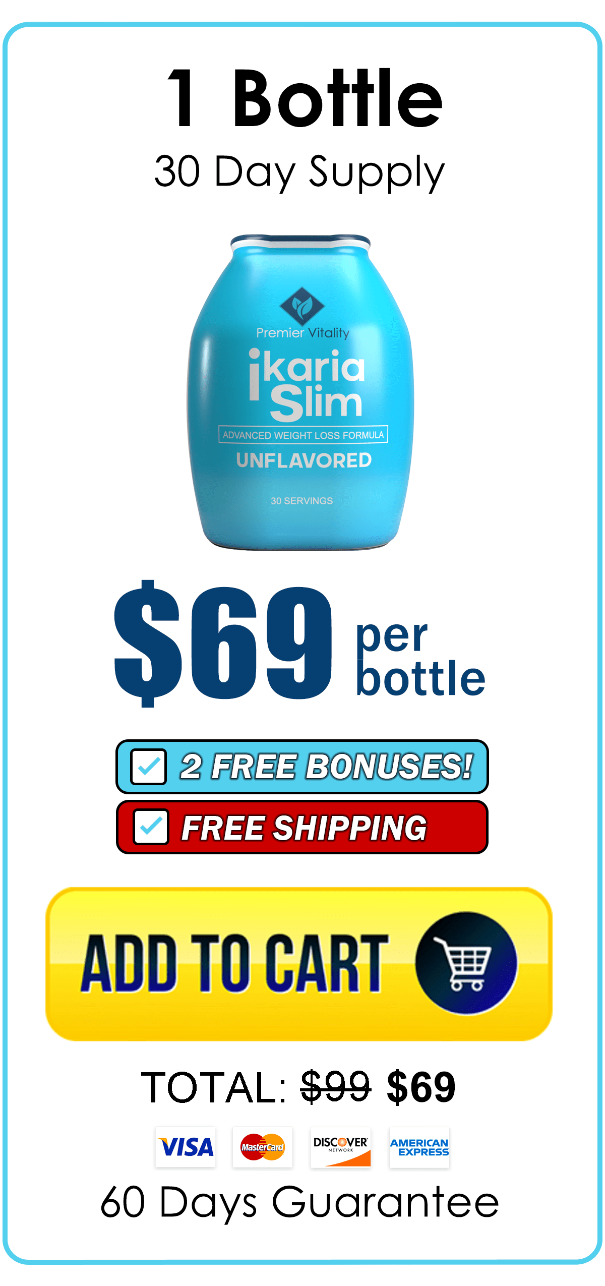 Buy Ikaria Slim 1 Bottle
