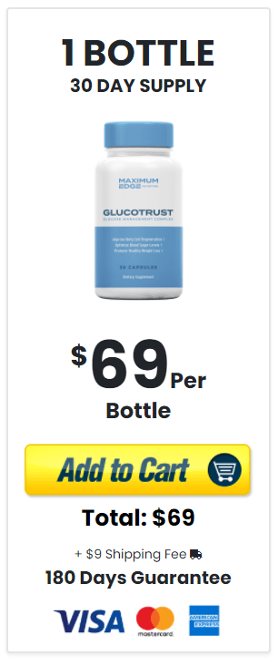 Buy glucotrust 1 Bottle