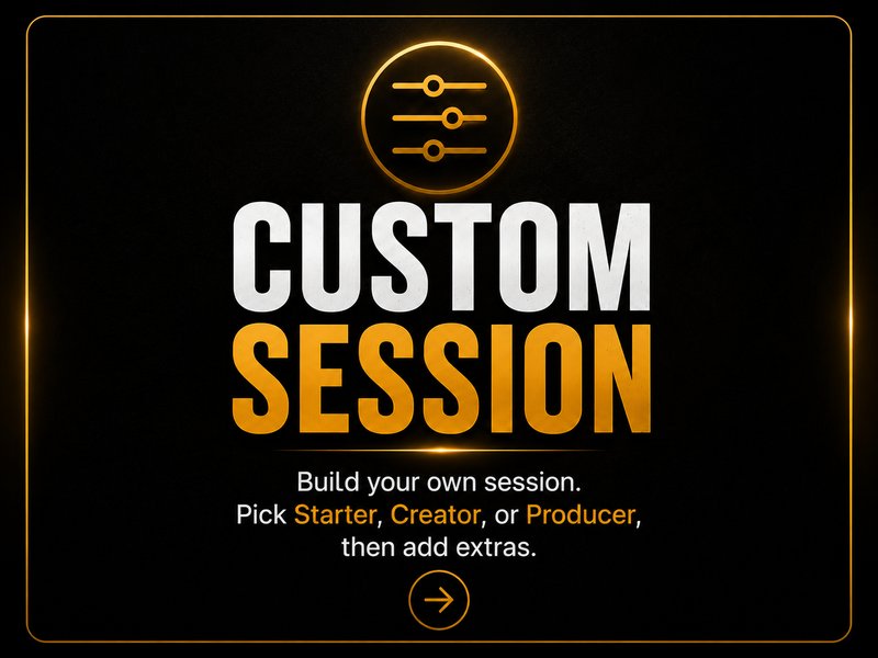 Custom Session — build your own session