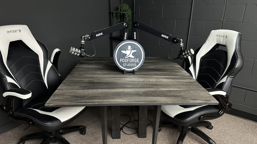 The Anvil — business and interview recording environment at Podforge Studios