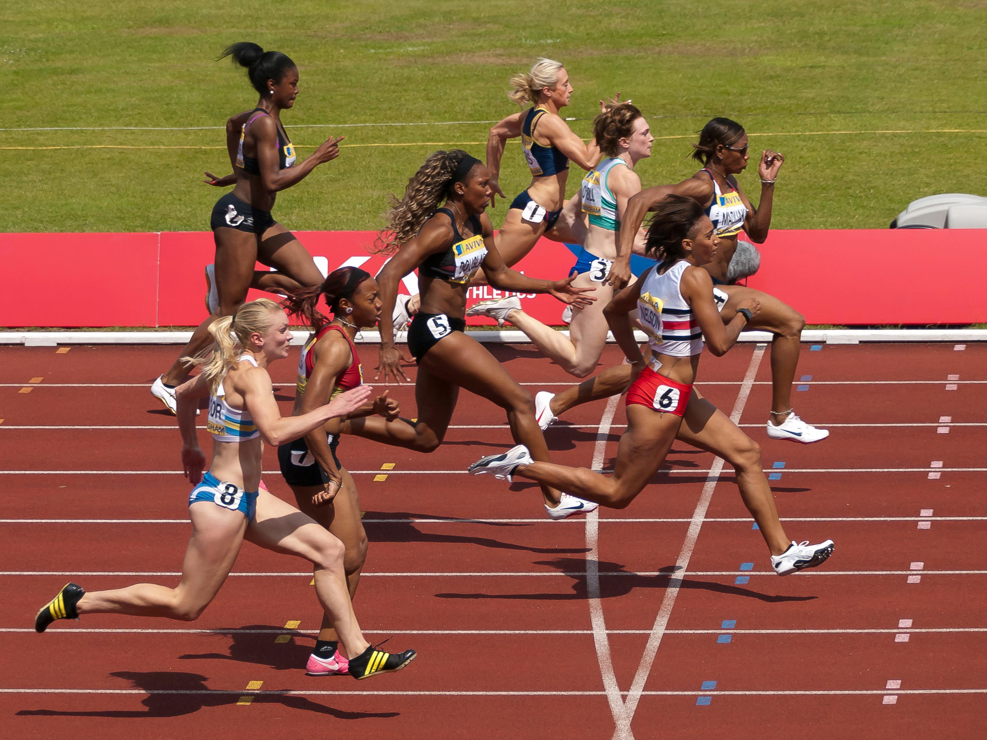 female sprinters