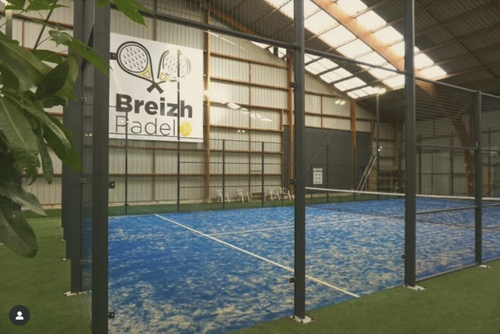 La salle du Breizh Padel à Bruz